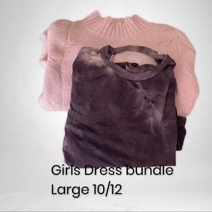 Girls bundled
